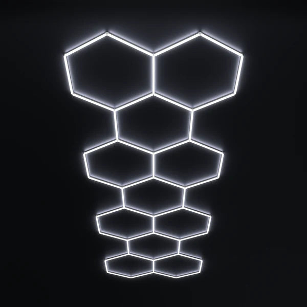 11 Hexagon Led Lighting system (22ft x 7ft)