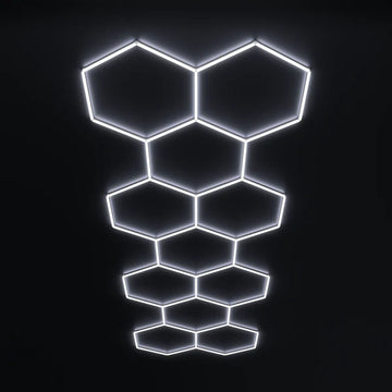 11 Hexagon Led Lighting system (22ft x 7ft)