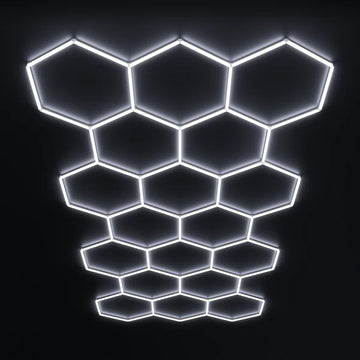 18 Hexagon Led Lighting system (21.32ft x 10.13ft)