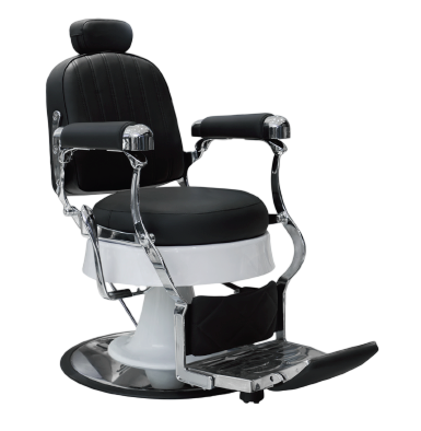 BS-8801B BLACK/WHITE BARBER CHAIR