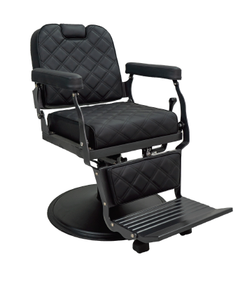 BS-8821 BLACK/BLACK BARBER CHAIR