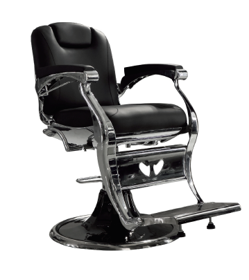 BS-8818 BLACK/GREY BARBER CHAIR