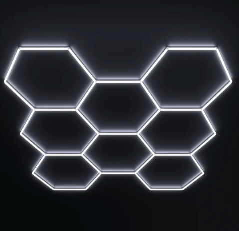 8 Hexagon Led Lighting system (10.13ft x 9.74ft)