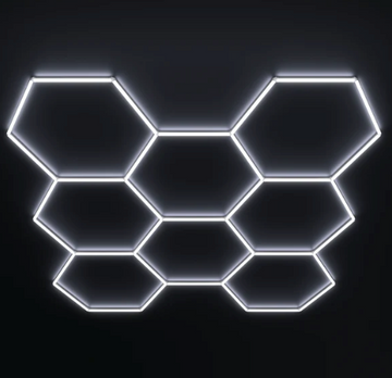 8 Hexagon Led Lighting system (10.13ft x 9.74ft)